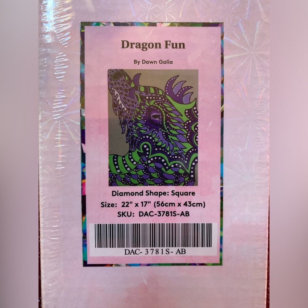 🌟Diamond Art Club Diamond Painting Kit Dragon Fun